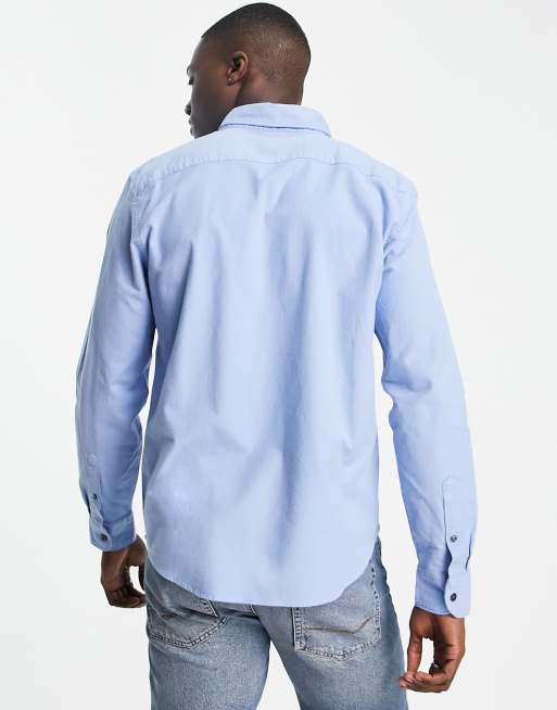 Abercombie & Fitch oxford shirt in blue, 3 of 4