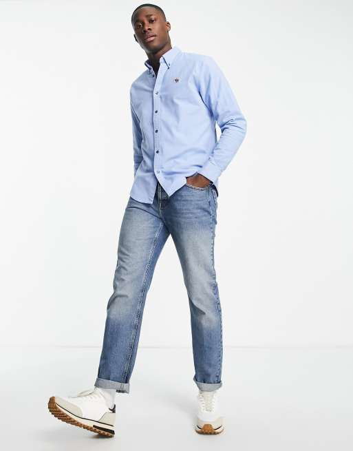 Abercombie & Fitch oxford shirt in blue, 4 of 4