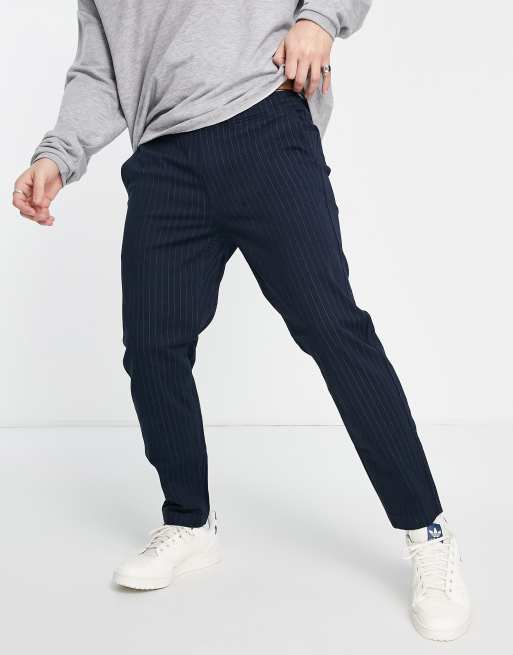 Abercombie & Fitch smart joggers in navy
