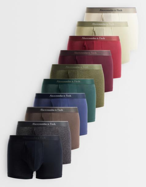 Abercrombie & Fitch 10 pack boxers in multi - view 1