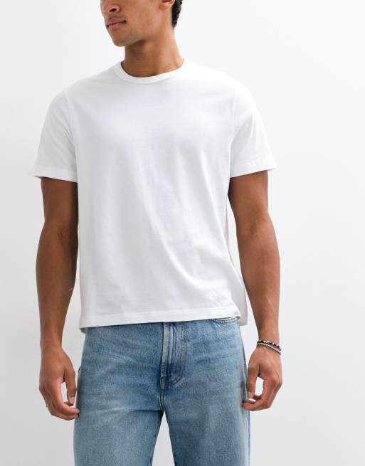 Abercrombie & Fitch 3-pack klassiska bas-t-shirts i vitt, 2 av 5