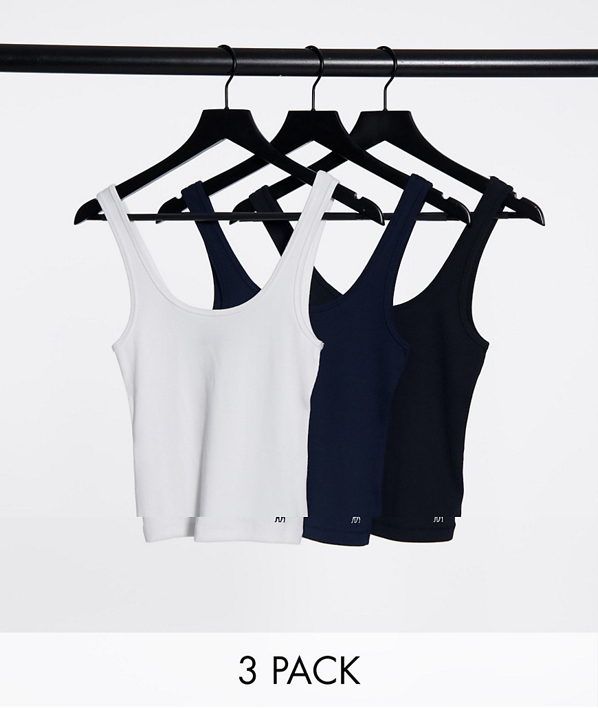 Abercrombie & Fitch 3-pack Tank Top In Multi