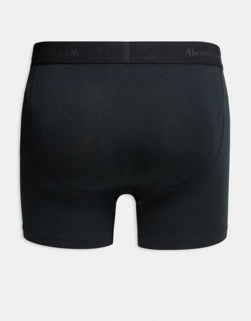 Abercrombie & Fitch 3 pack tonal boxer briefs in beige/grey/black, 3 of 3