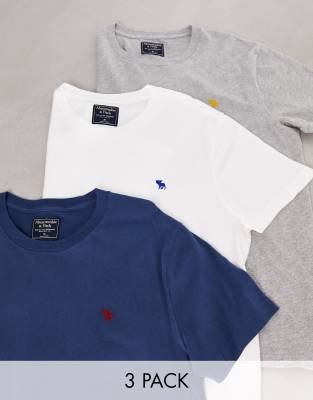 abercrombie and fitch 3 pack polo