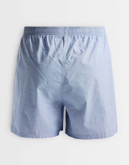 Abercrombie & Fitch 5 pack boxer trunks in neutral checks, 2 of 3