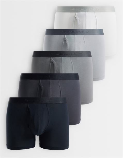 Abercrombie & Fitch 5-pack boxers i svart och grått - view 1