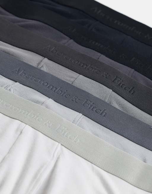 Abercrombie & Fitch 5-pack boxers i svart och grått, 2 av 3