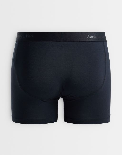 Abercrombie & Fitch 5 pack boxers in black and grey, 3 of 3