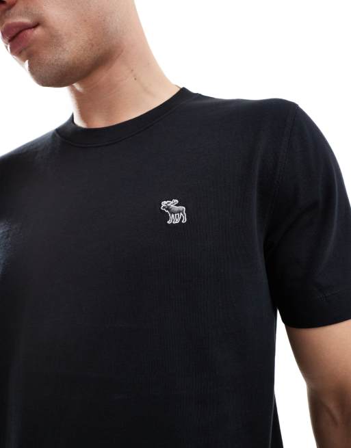 Abercrombie & Fitch 5 pack elevated icon logo t-shirt in