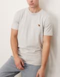 [Abercrombie & Fitch] Abercrombie & Fitch 5 pack icon logo t-shirt in black/grey/blues/white-Multi XS blck/gry/blu/wht
