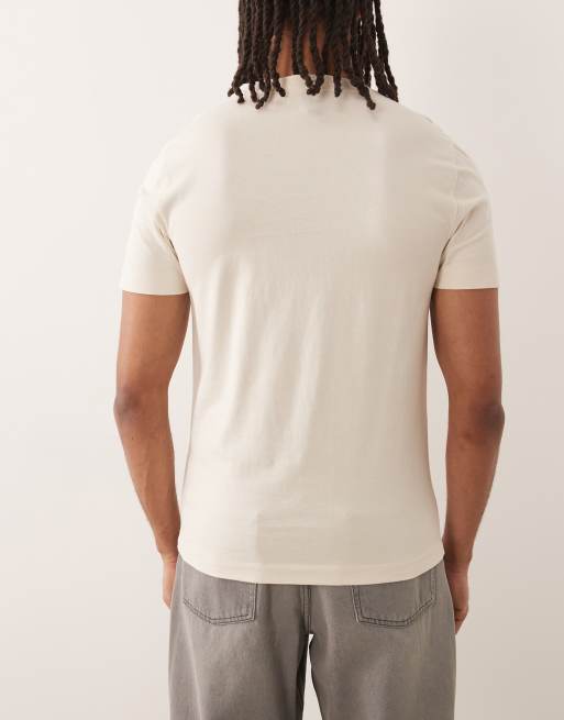Abercrombie & Fitch 5 pack icon logo t-shirt in black/navy/grey/cream/white, 5 of 5
