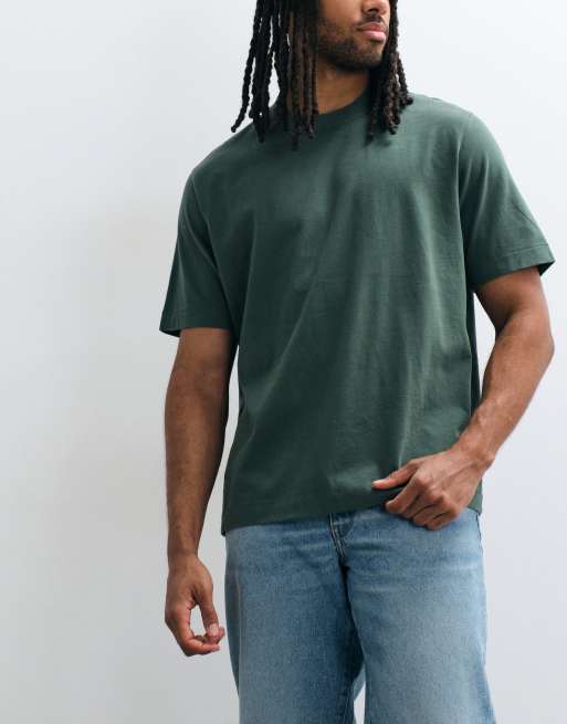 Abercrombie & Fitch 5 pack premium heavyweight t-shirt in multi, 2 of 5