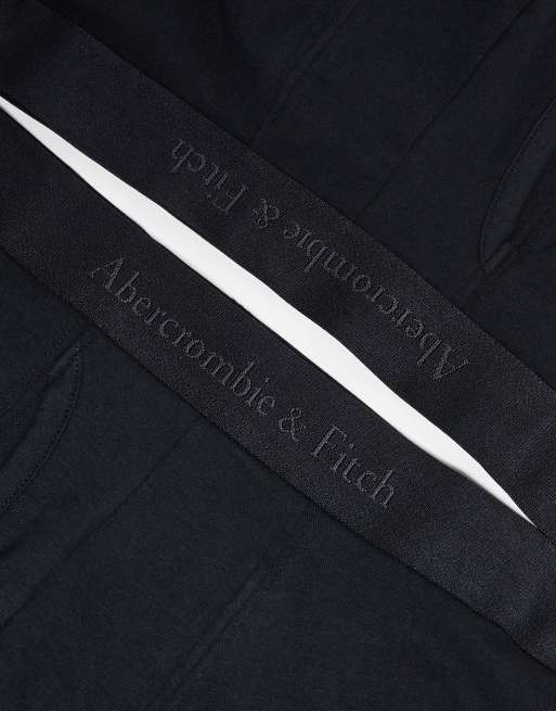 Abercrombie & Fitch –5er-Pack Boxershorts in Schwarz mit Logobund, 2 von 3