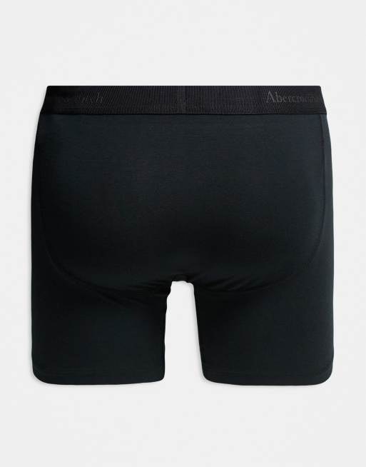 Abercrombie & Fitch – 5er-Pack Unterhosen in Schwarz mit Kontrast-Logo, 3 von 3