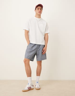 Abercrombie & Fitch Abercrombie & Fitch 8"" relaxed short in navy