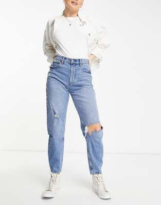 abercrombie high rise 80s mom jeans