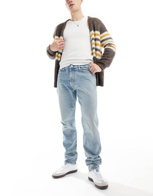 Abercrombie & Fitch 90s athletic slim fit jeans in light wash, 3 of 5