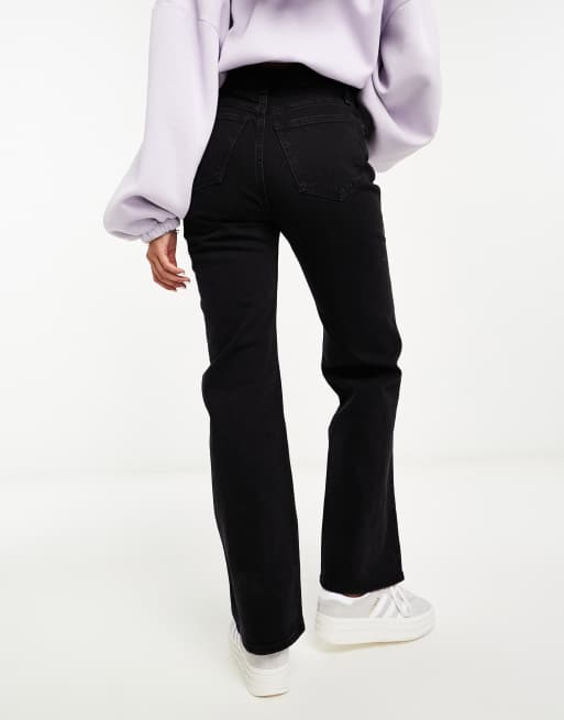 Abercrombie & Fitch 90s relaxed fit jeans in black , 2 of 5