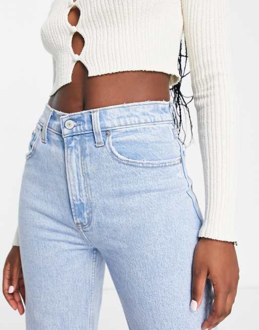Abercrombie & Fitch 90s relaxed jeans in blue , 4 of 4