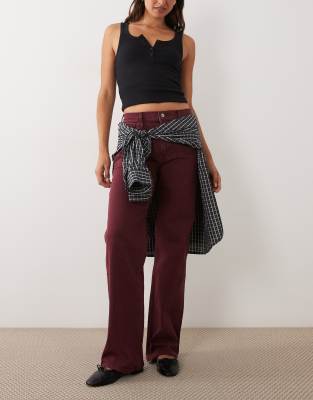 Abercrombie & Fitch 90s Relaxed Straight Leg Jeans In Black