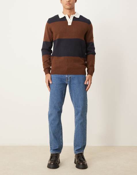 Abercrombie & Fitch 90s straight fit jeans in mid wash - view 1