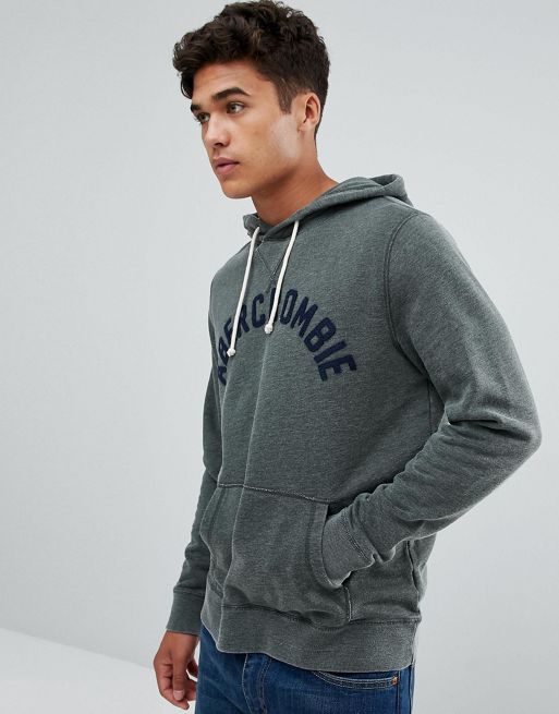 Abercrombie & Fitch Arch Logo Hoodie in Green | ASOS