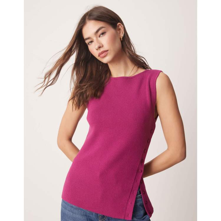 トップス DICH HENDERSON FLUFFY SUMMER KNIT TANK 019A8B6E-1C5A-4E11-9F45-