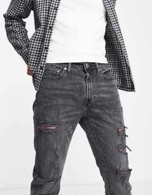 distressed jeans black