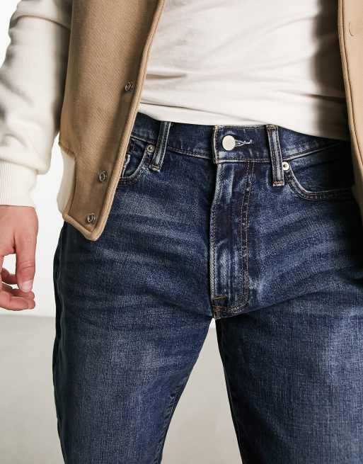 Abercrombie & Fitch - Authentic - Jean slim - Bleu moyen délavé, 2 de 4