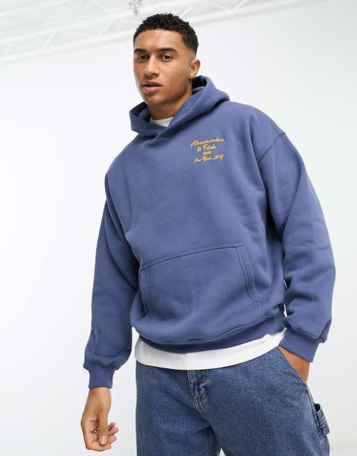 Blue cheap abercrombie hoodie