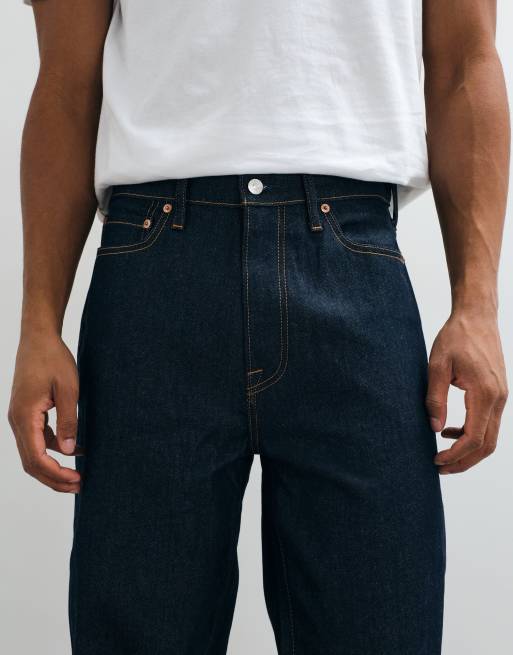 Abercrombie & Fitch baggy fit jeans i mørkeblå vask, 4 af 10
