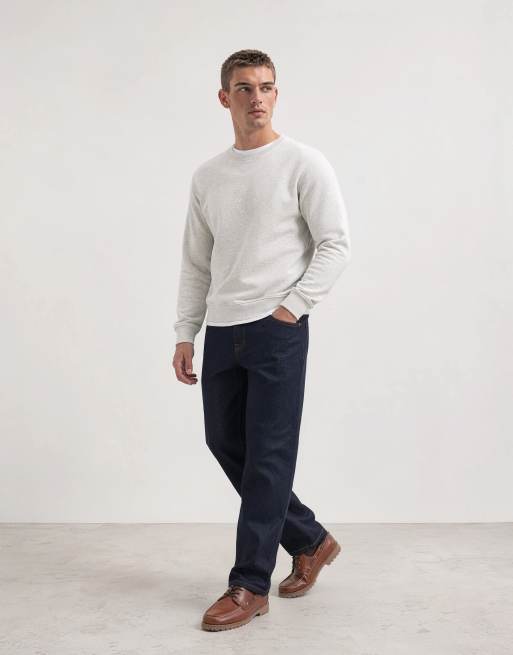Abercrombie & Fitch baggy fit jeans i mørkeblå vask, 6 af 10