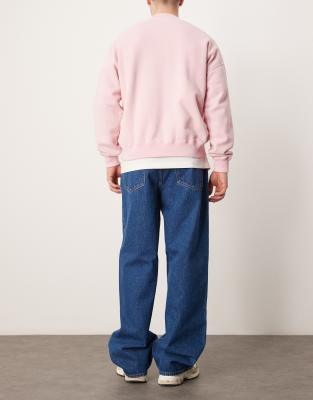 Abercrombie & Fitch Baggy Fit Jeans In Blue