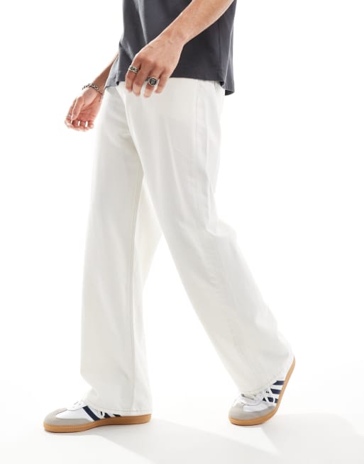 Abercrombie and fitch white jeans shop