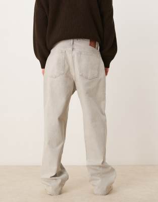 Abercrombie & Fitch Baggy Jean In Gray