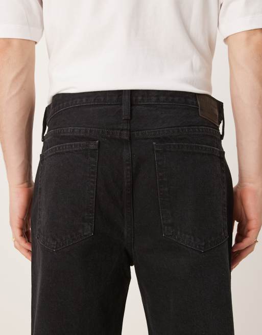 Abercrombie & Fitch baggy jeans in black, 4 of 5