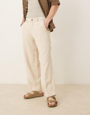 Abercrombie & Fitch Baggy Linen Blend Pants
