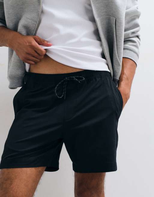 Abercrombie & Fitch baggy mesh shorts in black, 2 of 5