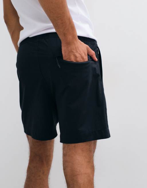 Abercrombie & Fitch baggy mesh shorts in black, 4 of 5
