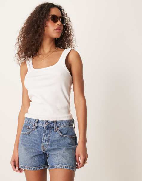 Abercrombie & Fitch - Baggy shorts i mellemvask - view 1