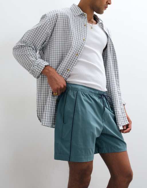 Abercrombie & Fitch Baggy Tech-Shorts in Grün, 5 von 5