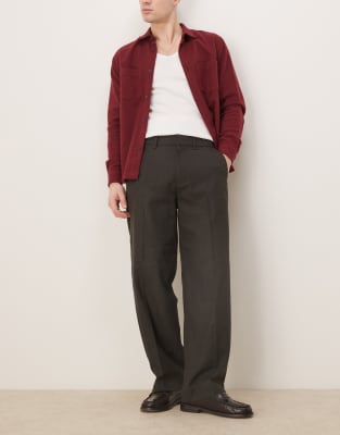 Abercrombie & Fitch Abercrombie & Fitch baggy trouser in black