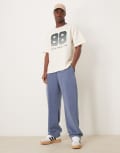 [Abercrombie & Fitch] Abercrombie & Fitch baggy vintage trackies in indigo-Blue W29-W30 Blue wash