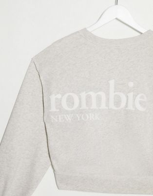 abercrombie grey sweatshirt
