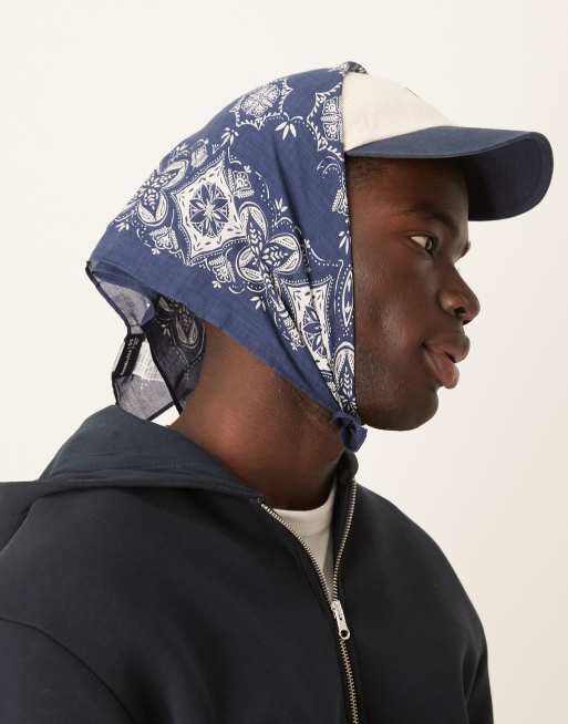 Abercrombie & Fitch – Bandana in Blau mit Print, 2 von 3