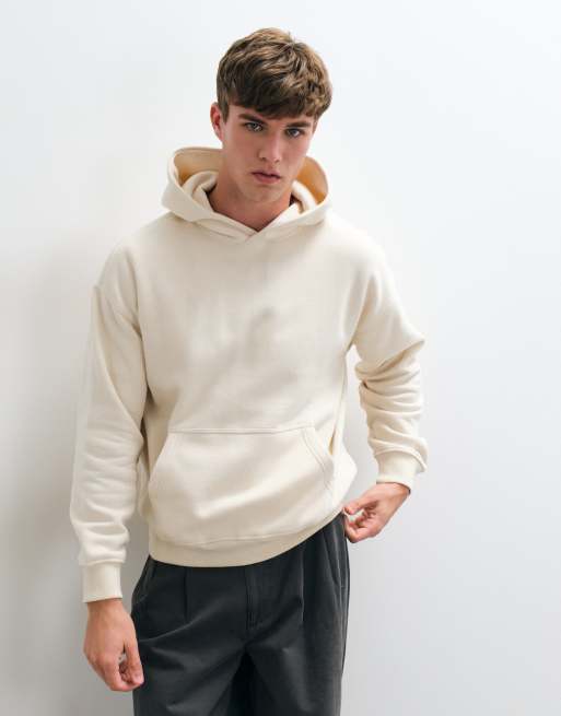 Abercrombie & Fitch Basic-Hoodie in Cremeweiß, 3 von 5
