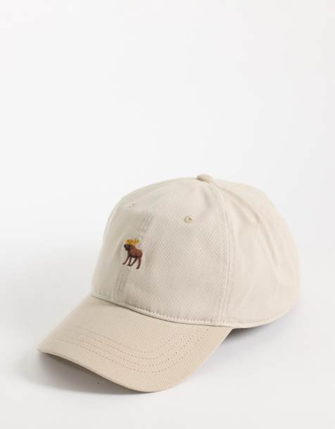 Abercrombie & Fitch – Beige keps med ikonlogga - view 1