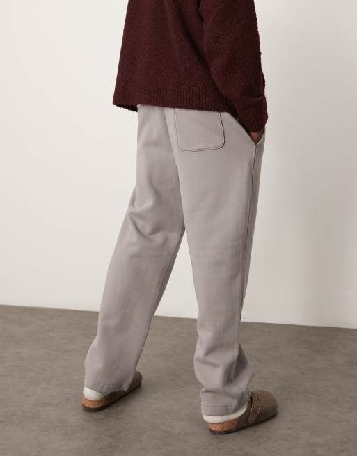 Abercrombie & Fitch – Beige, kraftiga mjukisbyxor, 4 av 5