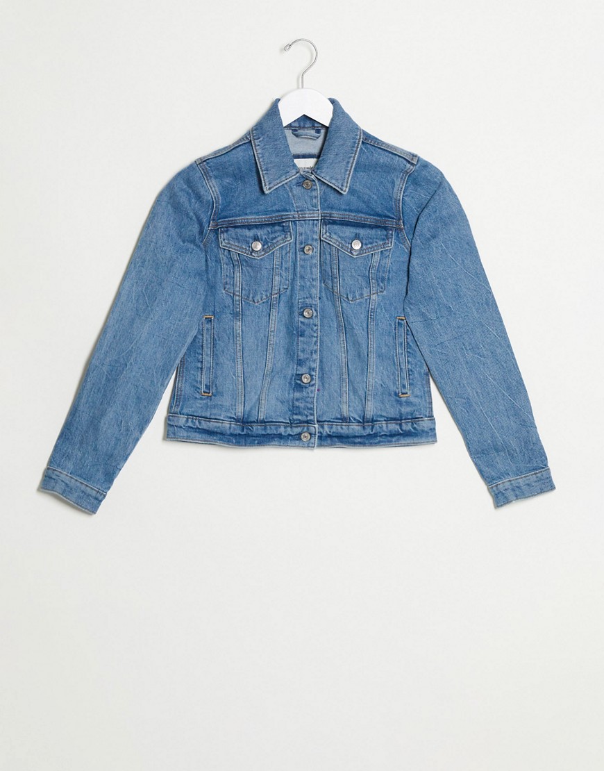 Abercrombie & Fitch – Blå jeansjacka