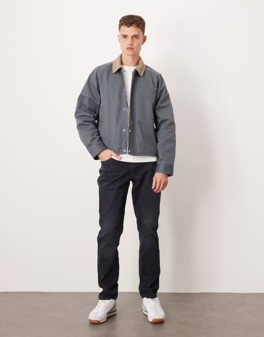 Abercrombie & Fitch - Blå let cropped jakke, 3 af 4